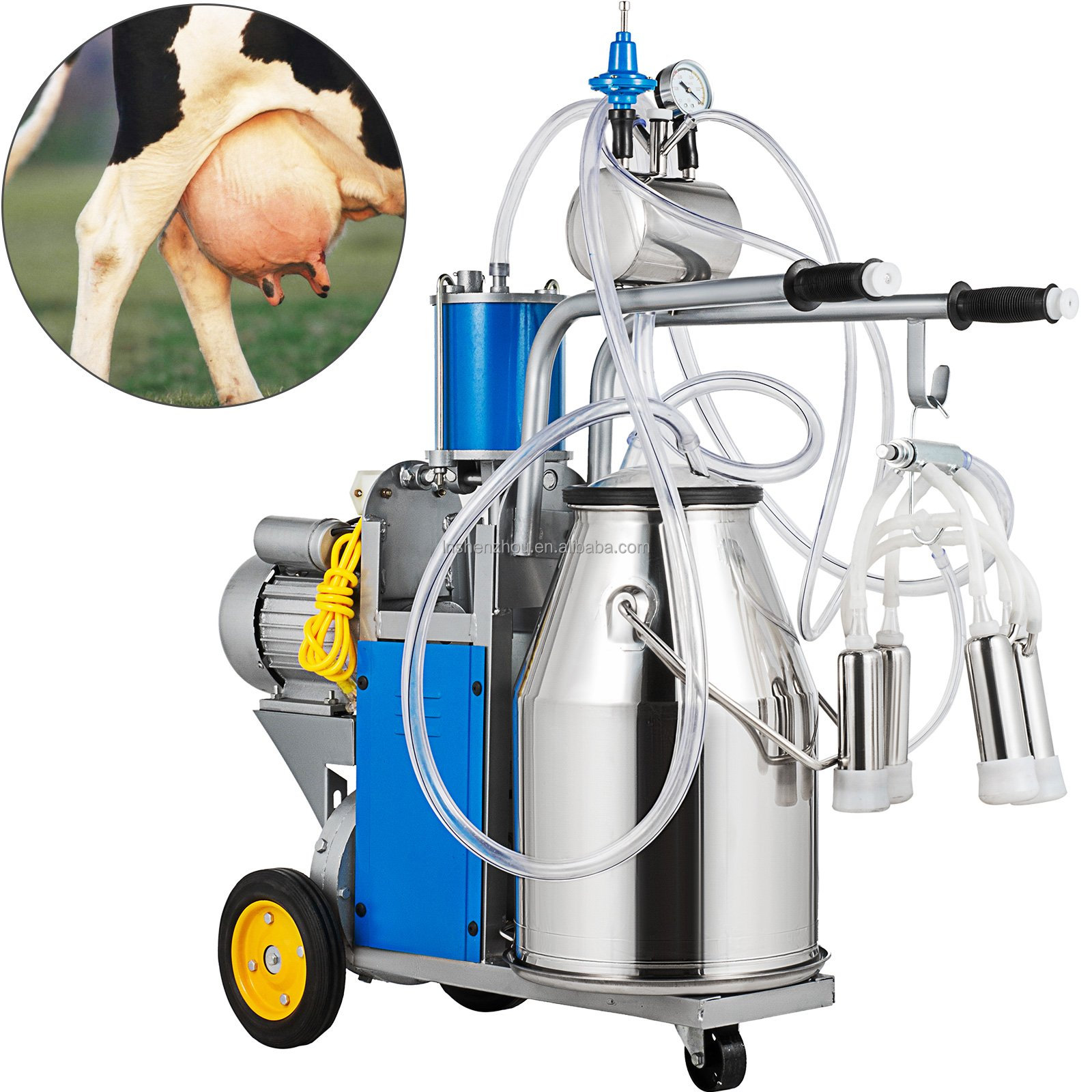 Farming System & Sustainable Agriculture - Electric Milking Machine, 5-8 Cows Per