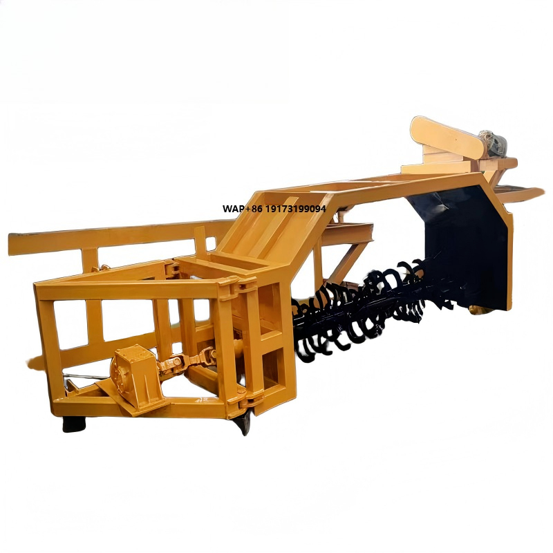 Compost Turner Machine - Tractor-Pulled Compost Turner Agricultural Equipment Towable