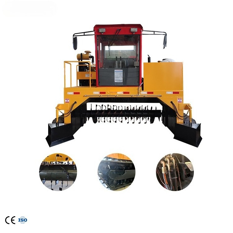 Compost Turner Machine - Automatic Compost Manure Making Machine Mushroom