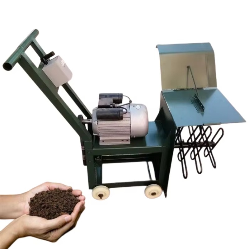 Compost Turner Machine - Edible Mushroom Fungus Substrate Turning and