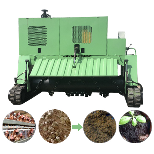 Compost Turner Machine - Farm Machinery Tractors Fully Automatic Machine