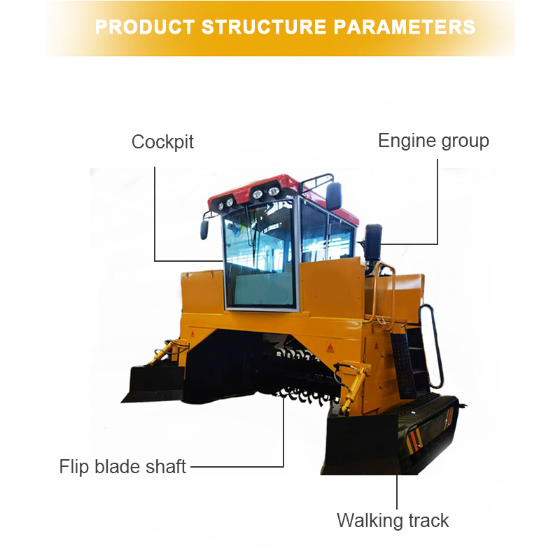 Large Capacity Agriculture Mob - Compost Turner Machine 评论和价格