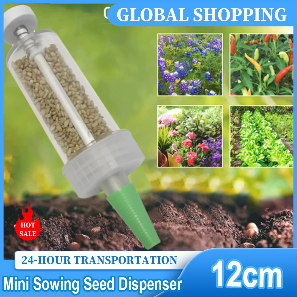 Mini Sowing Seed Dispenser Man - Manual Seeder Hand 评论和价格
