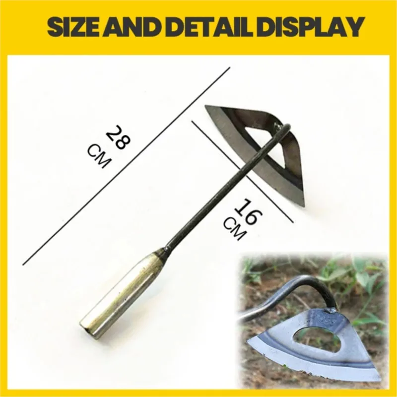 All-Steel Hardened Hollow Hoe  - Agriculture Farming Vegetables 评论和价格