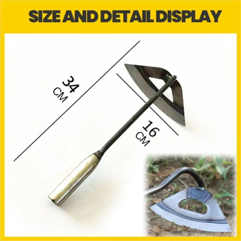 All-Steel Hardened Hollow Hoe  - Agriculture Farming Vegetables 评论和价格