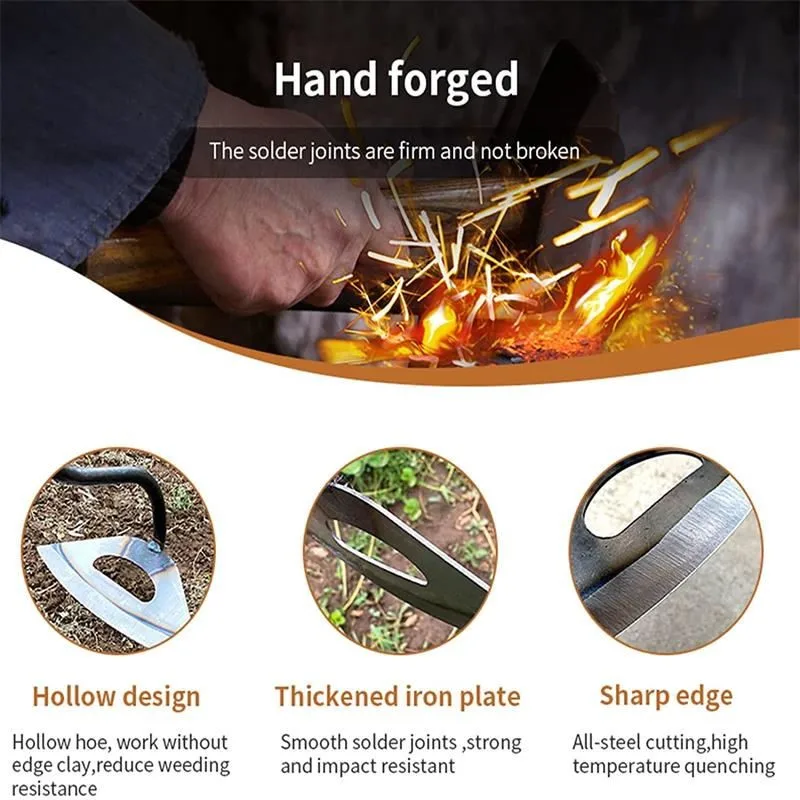 All-Steel Hardened Hollow Hoe  - Agriculture Farming Vegetables 评论和价格