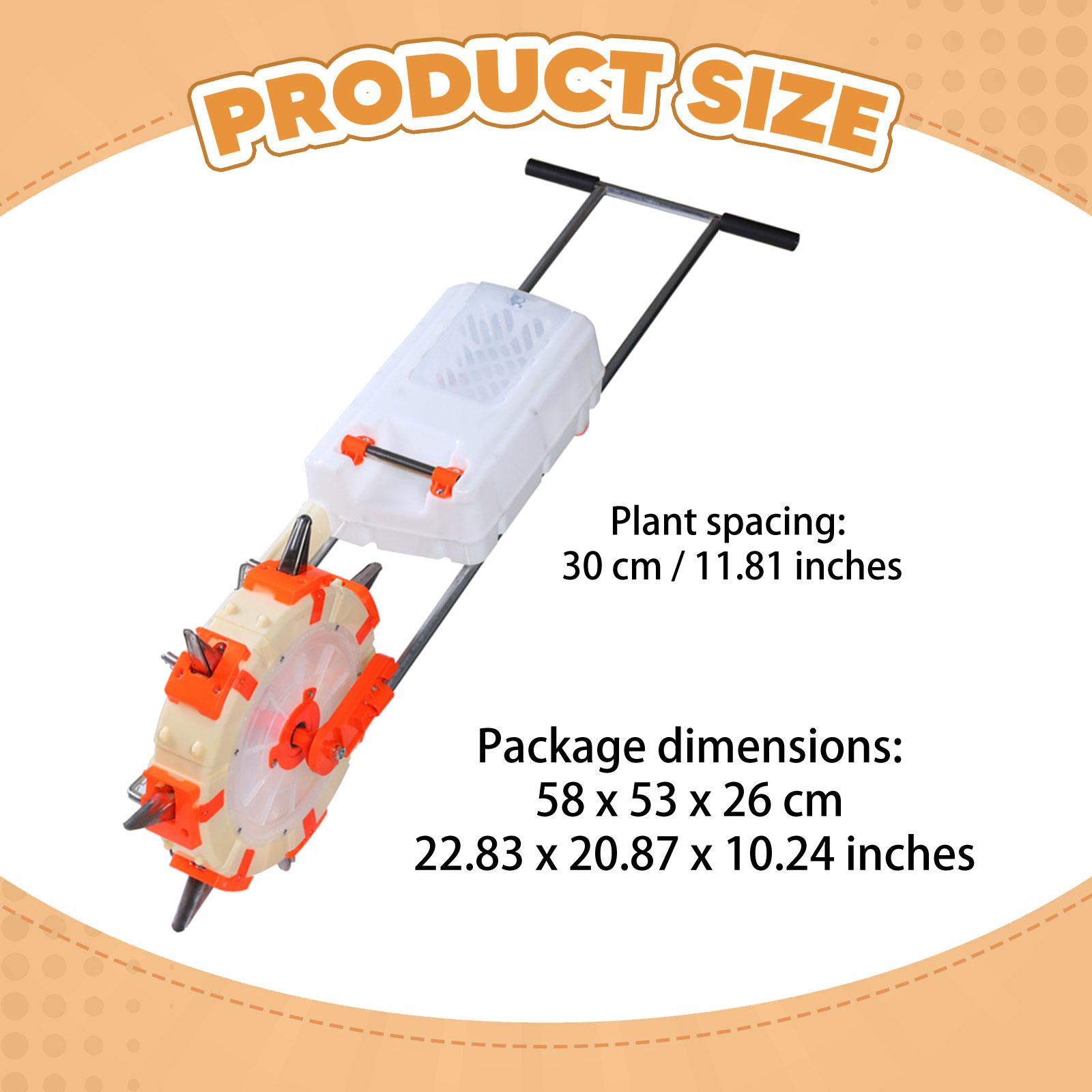 Hand Push Seeder Fertilizer, C - Manual Seeder Hand 评论和价格